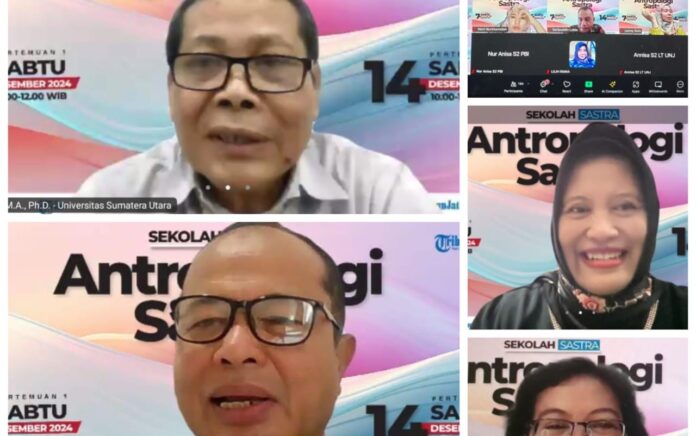 Sesi ke-12 Sekolah Sastra, HISKI Angkat Topik Antropologi Sastra