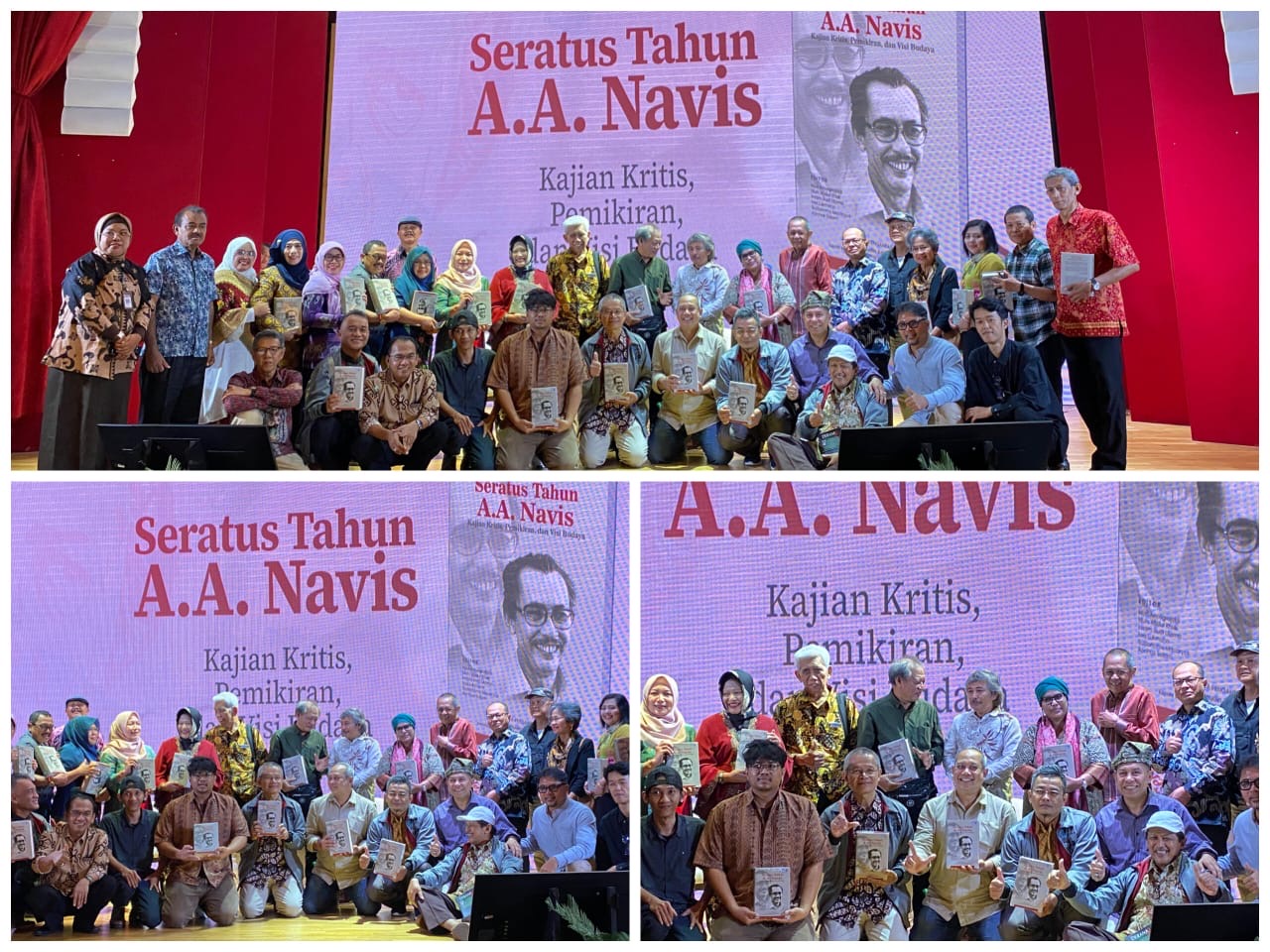 Seabad A.A. Navis: Badan Bahasa Bekerja Sama dengan HISKI Luncurkan Buku Seratus Tahun AA. Navis: Kajian Kritis, Pemikiran, dan Visi Budaya