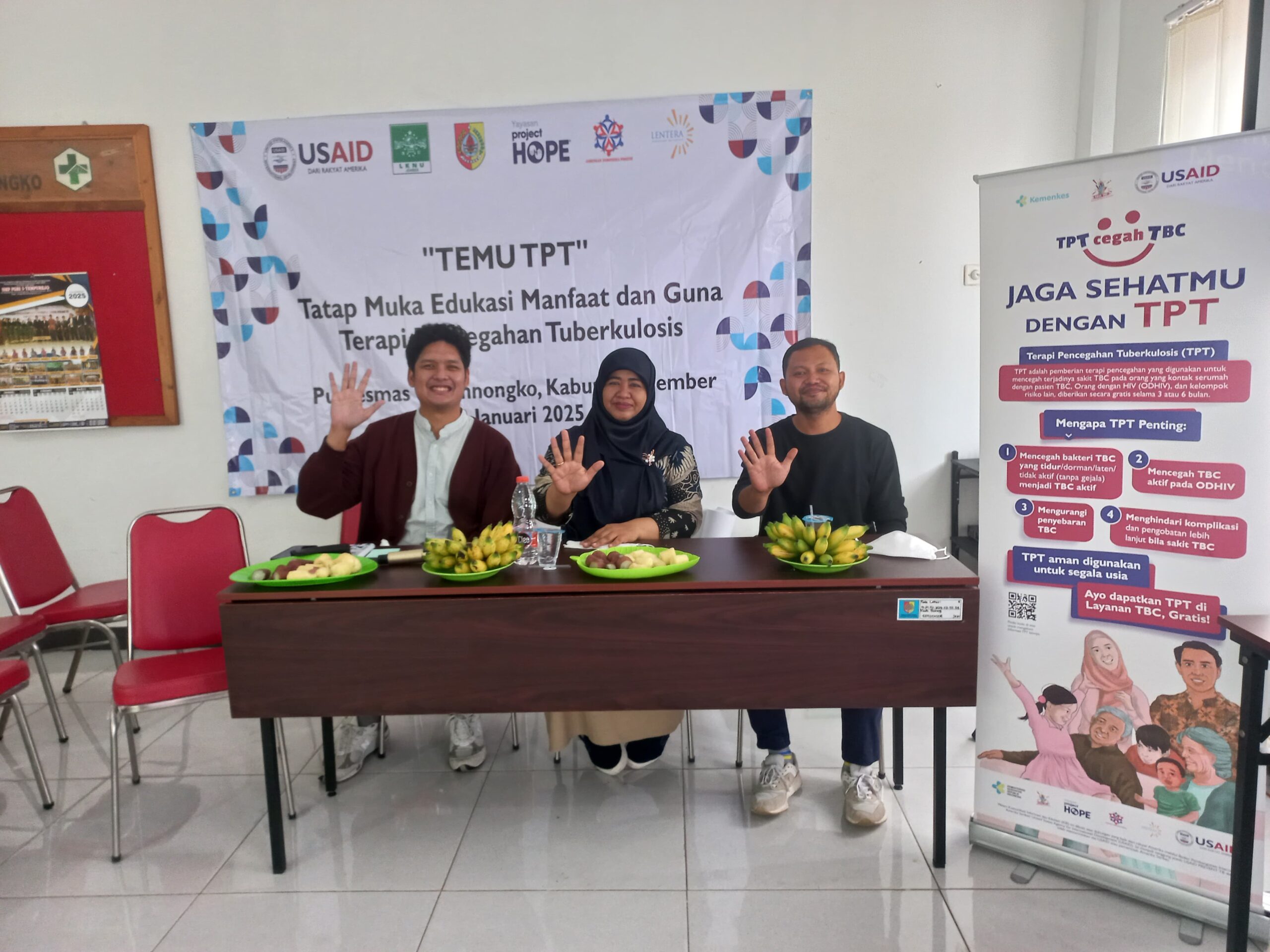 Waspada TBC: USAID PREVENT TB Gelar Sosialisasi pada Masyarakat di Puskesmas Curahnongko