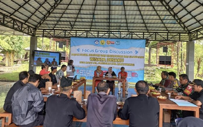 Pusat Lingkungan Hidup dan Kebencanaan LP2M UNEJ Gelar FGD Kajian Sosial Ekonomi dan Lingkungan di DAS Glondong Banyuwangi